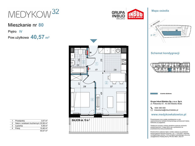 Mieszkanie w inwestycji Medyków 32, symbol M.80 » nportal.pl