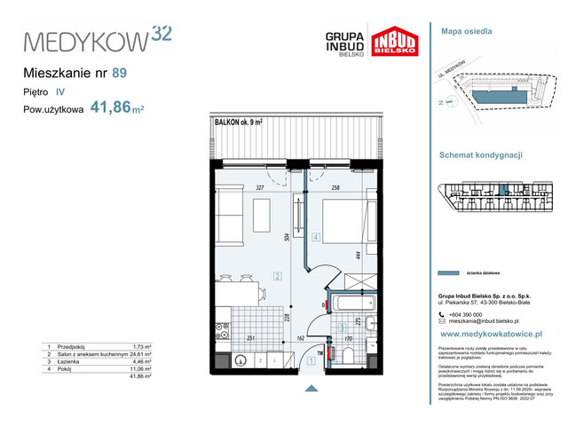 Mieszkanie w inwestycji Medyków 32, symbol M.89 » nportal.pl