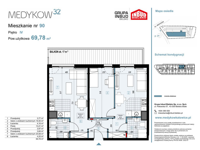 Mieszkanie w inwestycji Medyków 32, symbol M.90 » nportal.pl