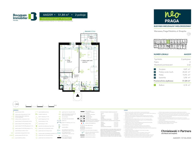 Mieszkanie w inwestycji Neo Praga, symbol AA0209 » nportal.pl