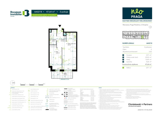 Mieszkanie w inwestycji Neo Praga, symbol AA0218 » nportal.pl