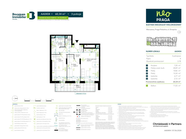 Mieszkanie w inwestycji Neo Praga, symbol AA0404 » nportal.pl