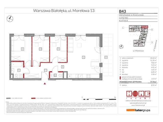 Mieszkanie w inwestycji Przystań Żerań, symbol B43 » nportal.pl