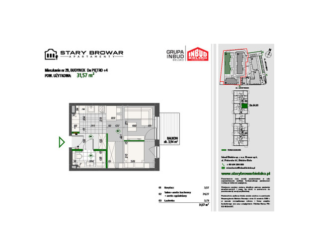 Mieszkanie w inwestycji Stary Browar Apartamenty - etap II, symbol D29 » nportal.pl