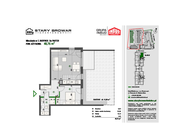 Mieszkanie w inwestycji Stary Browar Apartamenty - etap II, symbol D7 » nportal.pl