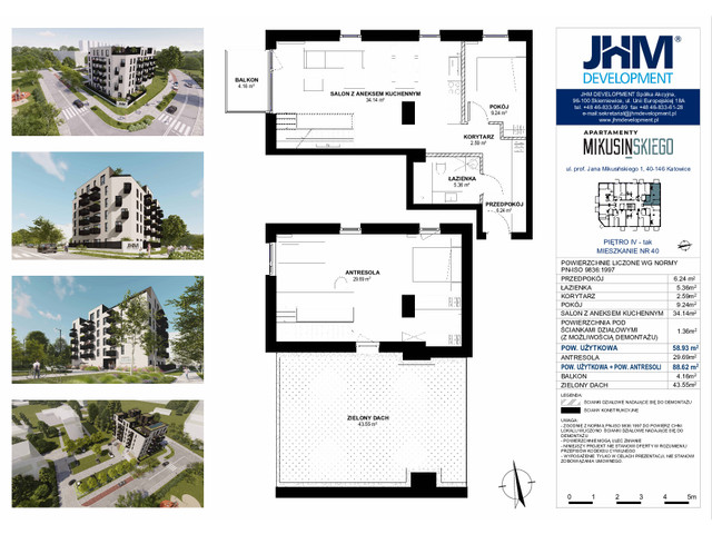 Mieszkanie w inwestycji Apartamenty Mikusińskiego, symbol M40 » nportal.pl