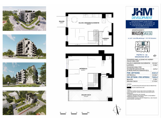 Mieszkanie w inwestycji Apartamenty Mikusińskiego, symbol M38 » nportal.pl