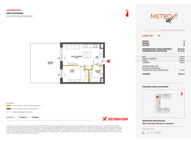 Mieszkanie w inwestycji METRO ART, symbol 11M.25 » nportal.pl