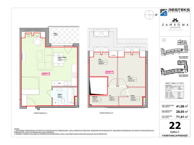 Mieszkanie w inwestycji Kamienica Zamkowa, symbol C_22 » nportal.pl