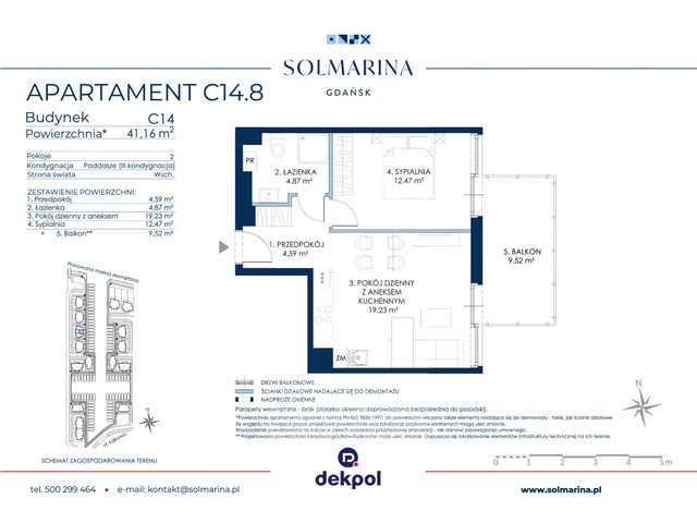 Mieszkanie w inwestycji Sol Marina, symbol C14.8 » nportal.pl