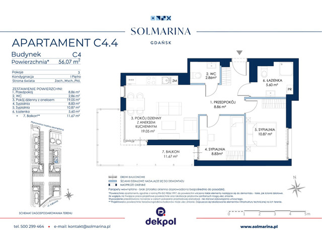 Mieszkanie w inwestycji Sol Marina, symbol C4.4 » nportal.pl