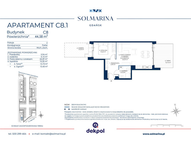 Mieszkanie w inwestycji Sol Marina, symbol C8.1 » nportal.pl