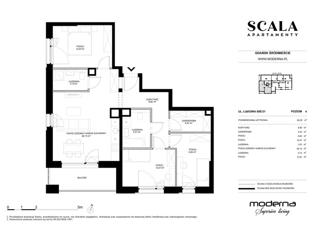 Mieszkanie w inwestycji Apartamenty Scala, symbol E-31 » nportal.pl