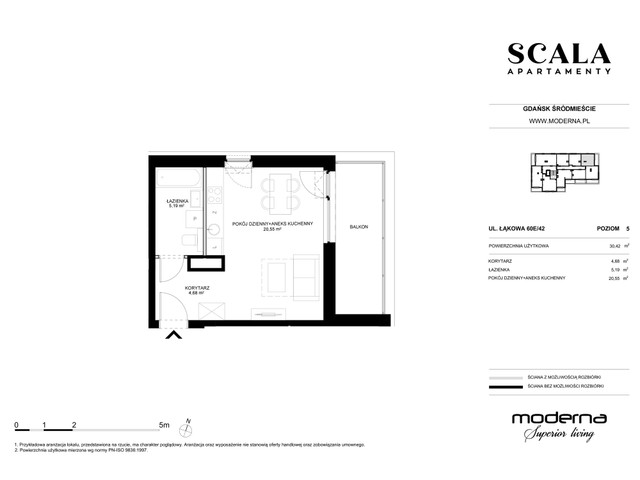 Mieszkanie w inwestycji Apartamenty Scala, symbol E-42 » nportal.pl