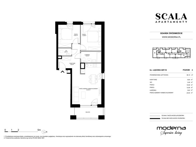 Mieszkanie w inwestycji Apartamenty Scala, symbol F-19 » nportal.pl