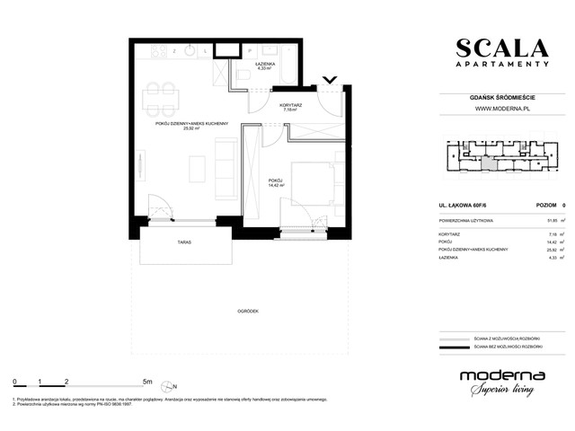 Mieszkanie w inwestycji Apartamenty Scala, symbol F-6 » nportal.pl