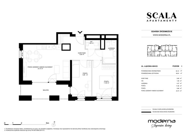 Mieszkanie w inwestycji Apartamenty Scala, symbol H-23 » nportal.pl