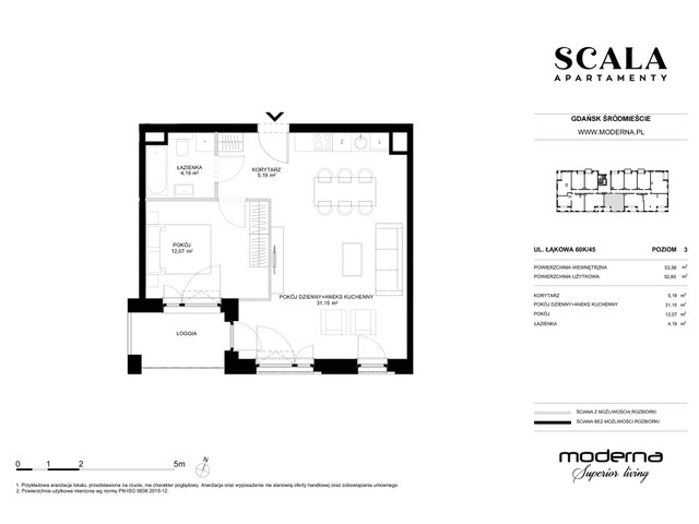 Mieszkanie w inwestycji Apartamenty Scala, symbol K-45 » nportal.pl