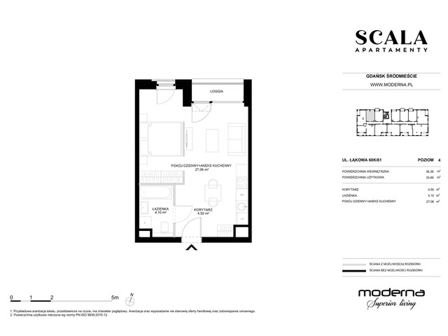 Mieszkanie w inwestycji Apartamenty Scala, symbol K-61 » nportal.pl