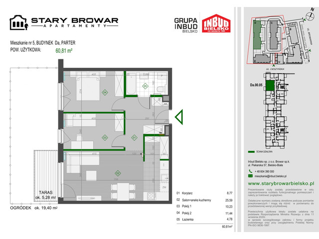 Mieszkanie w inwestycji Stary Browar Apartamenty - etap II, symbol D5 » nportal.pl