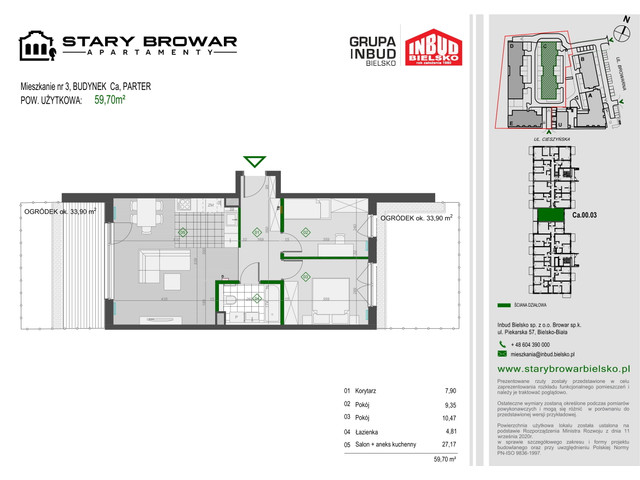 Mieszkanie w inwestycji Stary Browar Apartamenty - etap II, symbol C3 » nportal.pl