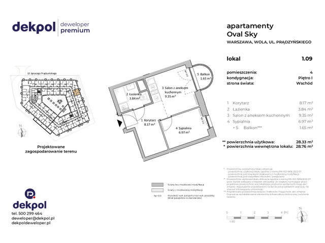 Mieszkanie w inwestycji OVAL SKY, budynek CONDOHOTEL, symbol 1.09 » nportal.pl