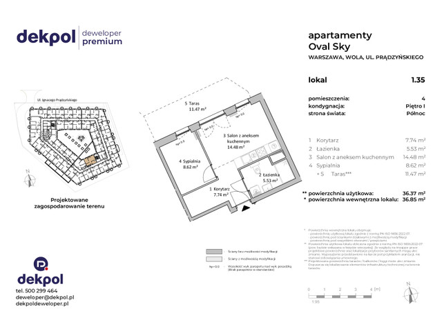 Mieszkanie w inwestycji OVAL SKY, budynek CONDOHOTEL, symbol 1.35 » nportal.pl