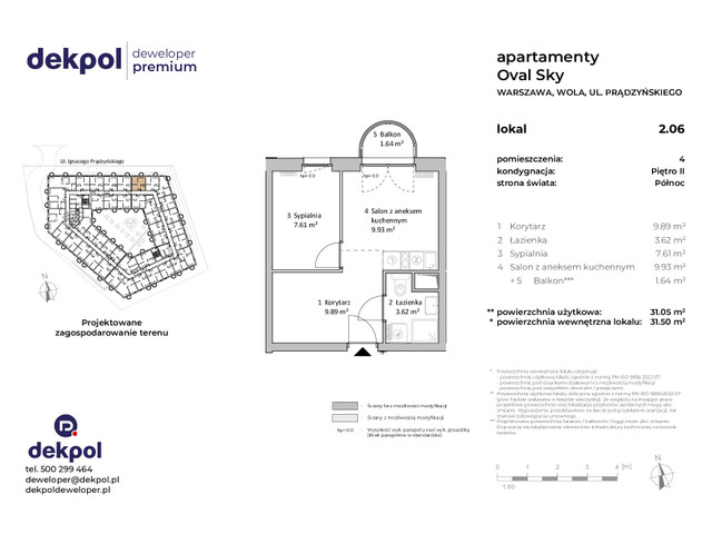 Mieszkanie w inwestycji OVAL SKY, budynek CONDOHOTEL, symbol 2.06 » nportal.pl