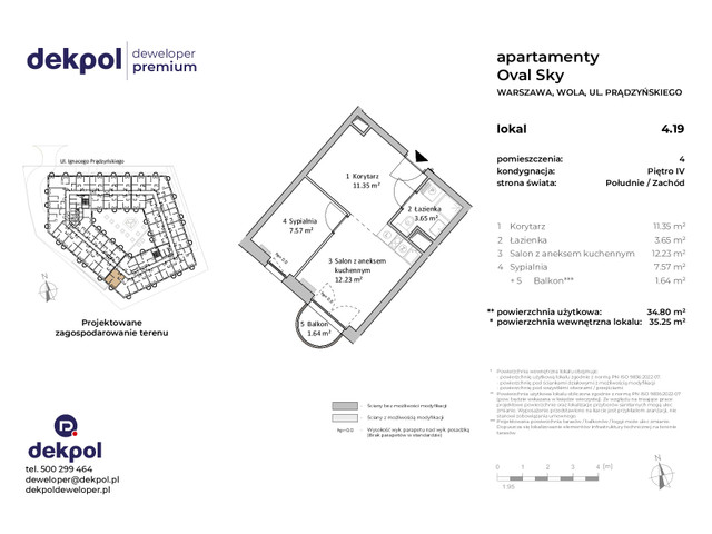 Mieszkanie w inwestycji OVAL SKY, symbol 4.19 » nportal.pl