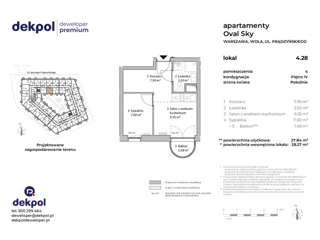 Mieszkanie w inwestycji OVAL SKY, budynek Rezerwacja, symbol 4.28 » nportal.pl