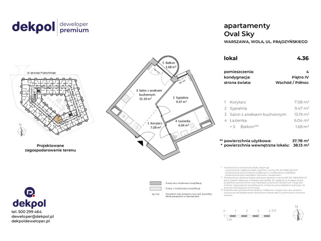 Mieszkanie w inwestycji OVAL SKY, symbol 4.36 » nportal.pl