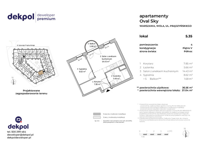 Mieszkanie w inwestycji OVAL SKY, symbol 5.35 » nportal.pl