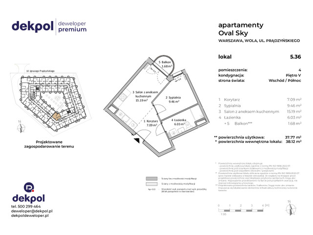 Mieszkanie w inwestycji OVAL SKY, symbol 5.36 » nportal.pl
