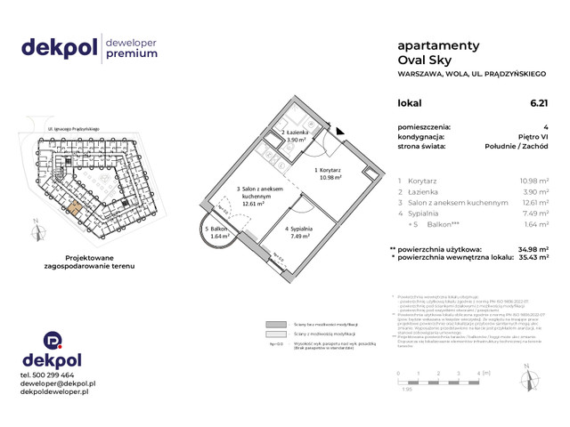 Mieszkanie w inwestycji OVAL SKY, symbol 6.21 » nportal.pl