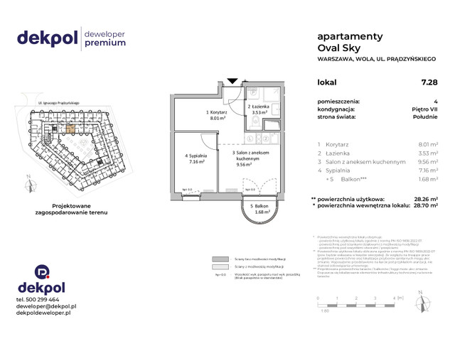 Mieszkanie w inwestycji OVAL SKY, symbol 7.28 » nportal.pl