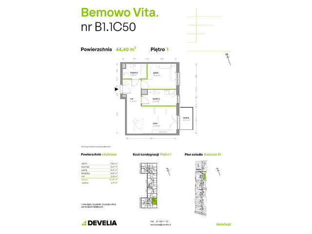 Mieszkanie w inwestycji Bemowo Vita, symbol B1/1/C50 » nportal.pl