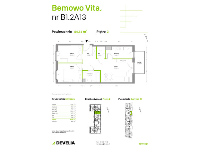 Mieszkanie w inwestycji Bemowo Vita, symbol B1/2/A13 » nportal.pl