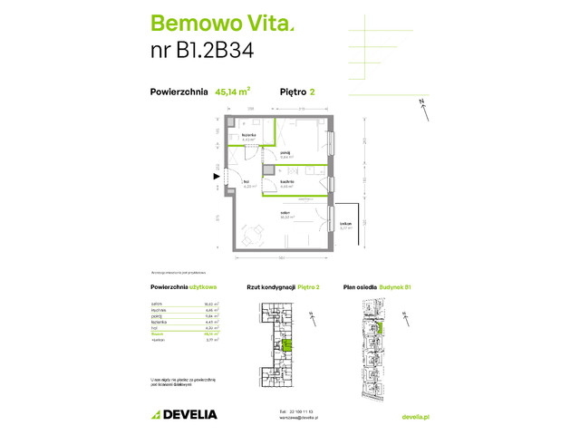 Mieszkanie w inwestycji Bemowo Vita, symbol B1/2/B33 » nportal.pl