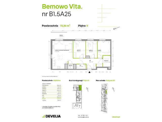 Mieszkanie w inwestycji Bemowo Vita, symbol B1/5/A25 » nportal.pl