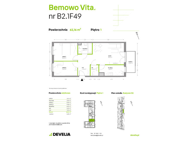 Mieszkanie w inwestycji Bemowo Vita, symbol B2/1/F49 » nportal.pl