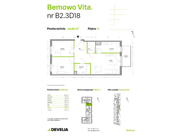 Mieszkanie w inwestycji Bemowo Vita, symbol B2/3/D18 » nportal.pl