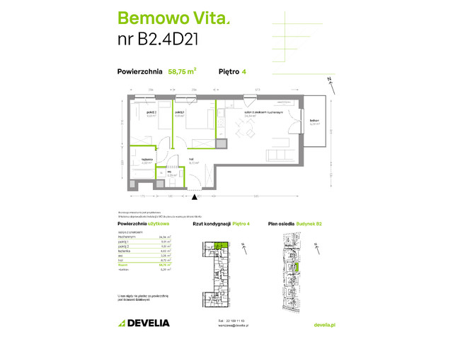 Mieszkanie w inwestycji Bemowo Vita, symbol B2/4/D21 » nportal.pl