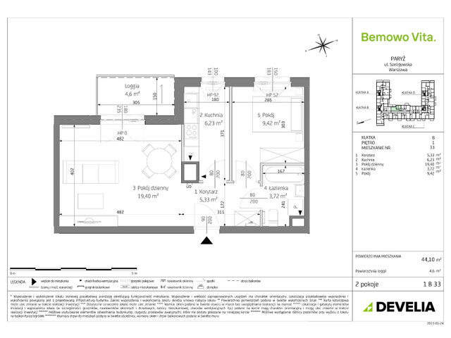 Mieszkanie w inwestycji Bemowo Vita, symbol B3/1/B33 » nportal.pl