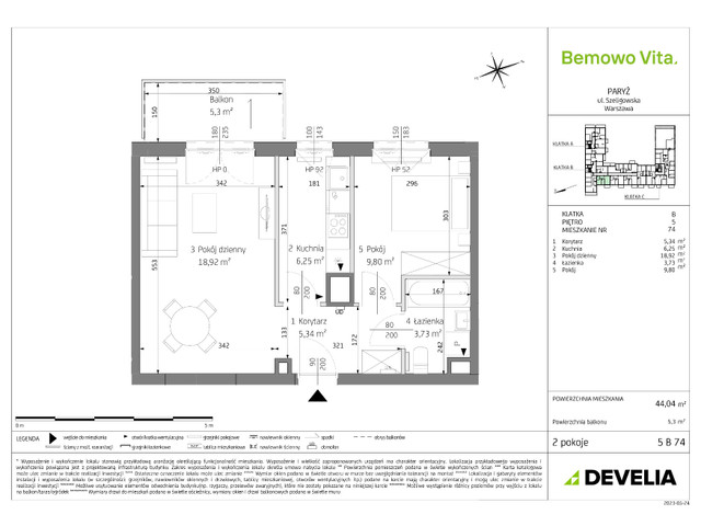 Mieszkanie w inwestycji Bemowo Vita, symbol B3/5/B74 » nportal.pl