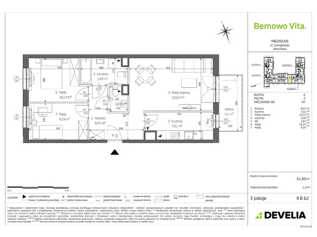 Mieszkanie w inwestycji Bemowo Vita, symbol B4/4/B62 » nportal.pl