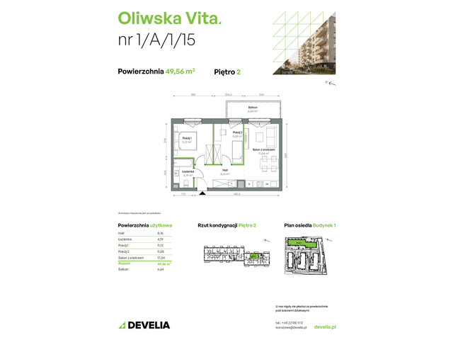 Mieszkanie w inwestycji Oliwska Vita, symbol 1/A/1/15 » nportal.pl