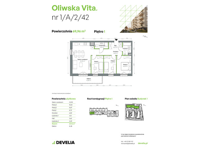 Mieszkanie w inwestycji Oliwska Vita, symbol 1/A/2/42 » nportal.pl