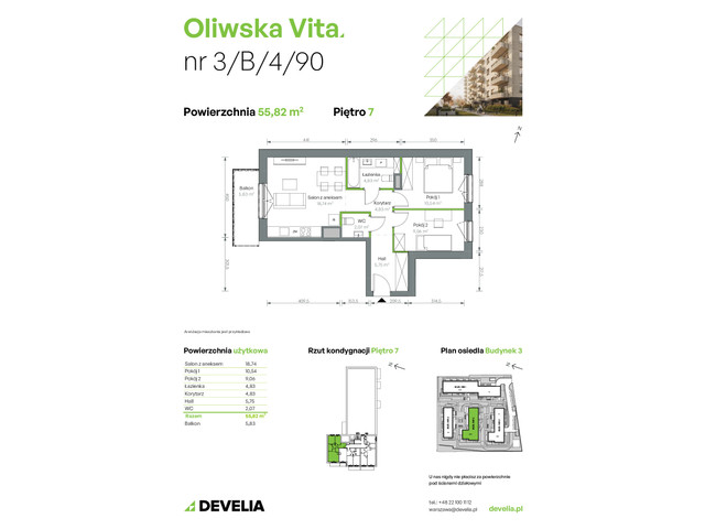 Mieszkanie w inwestycji Oliwska Vita, symbol 3/B/4/90 » nportal.pl