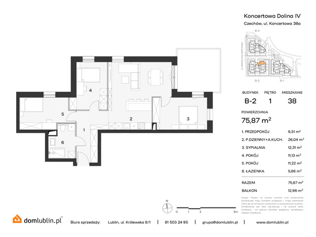 Mieszkanie w inwestycji KONCERTOWA DOLINA, symbol 38 » nportal.pl