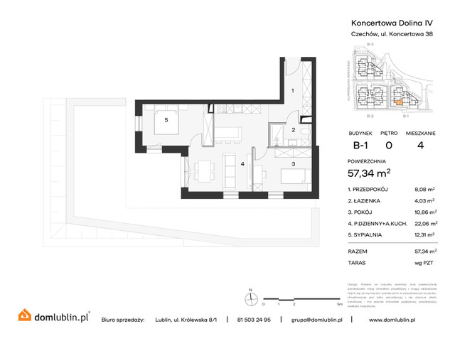 Mieszkanie w inwestycji KONCERTOWA DOLINA, symbol 4 » nportal.pl